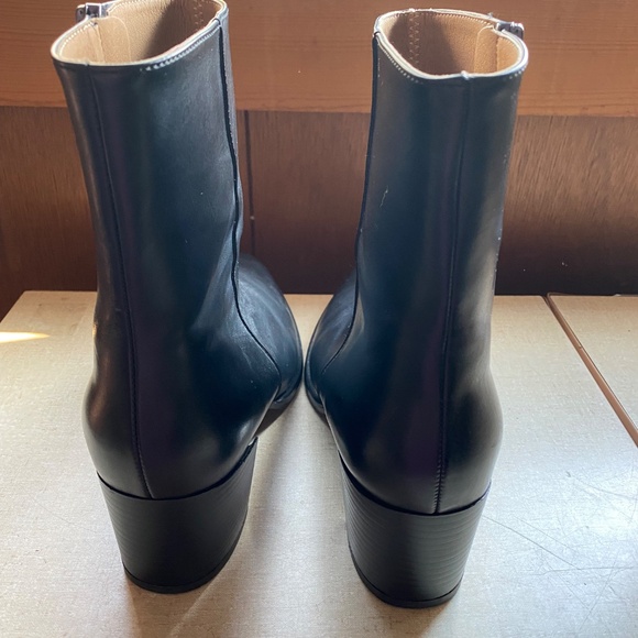 Bhava Patti vegan leather black boots size 39 - Picture 2 of 7